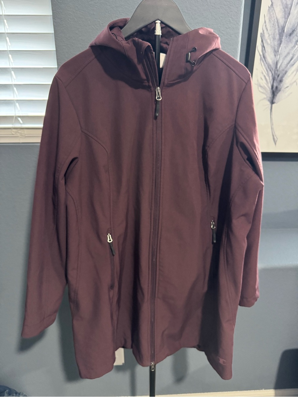 Champion Women's Hooded Jacket - Plum